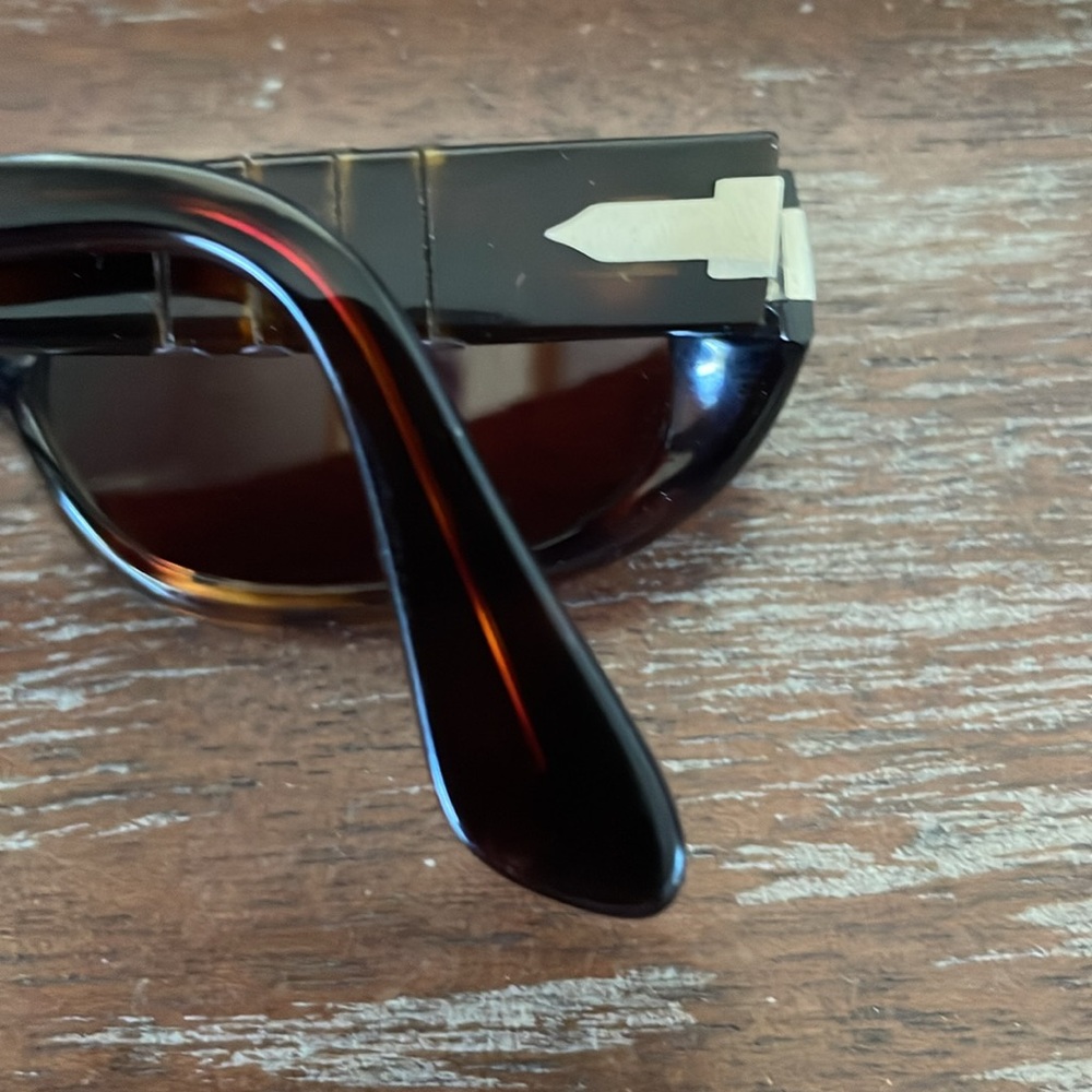 Persol 3607-s 24/33 51/27-135 brown tortoise sunglasses w/ case. For frames only - Picture 4 of 16